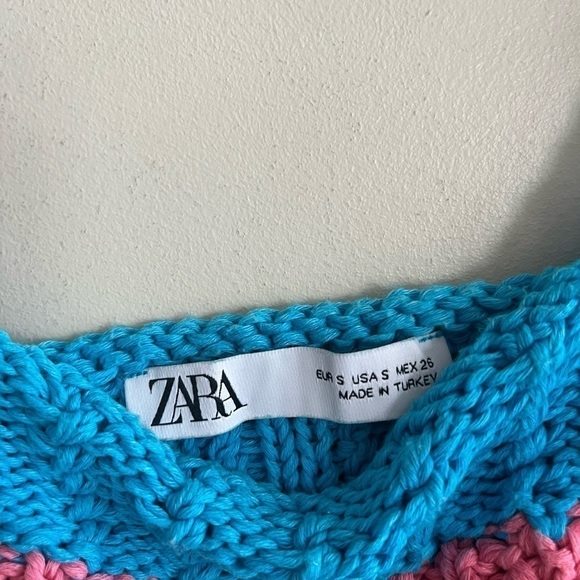 Zara Striped Knit Crop Top - Picture 7 of 11